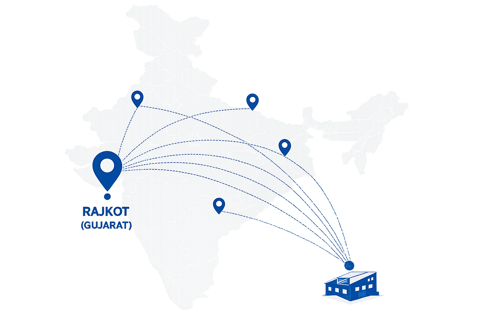 Serving Customers Across India